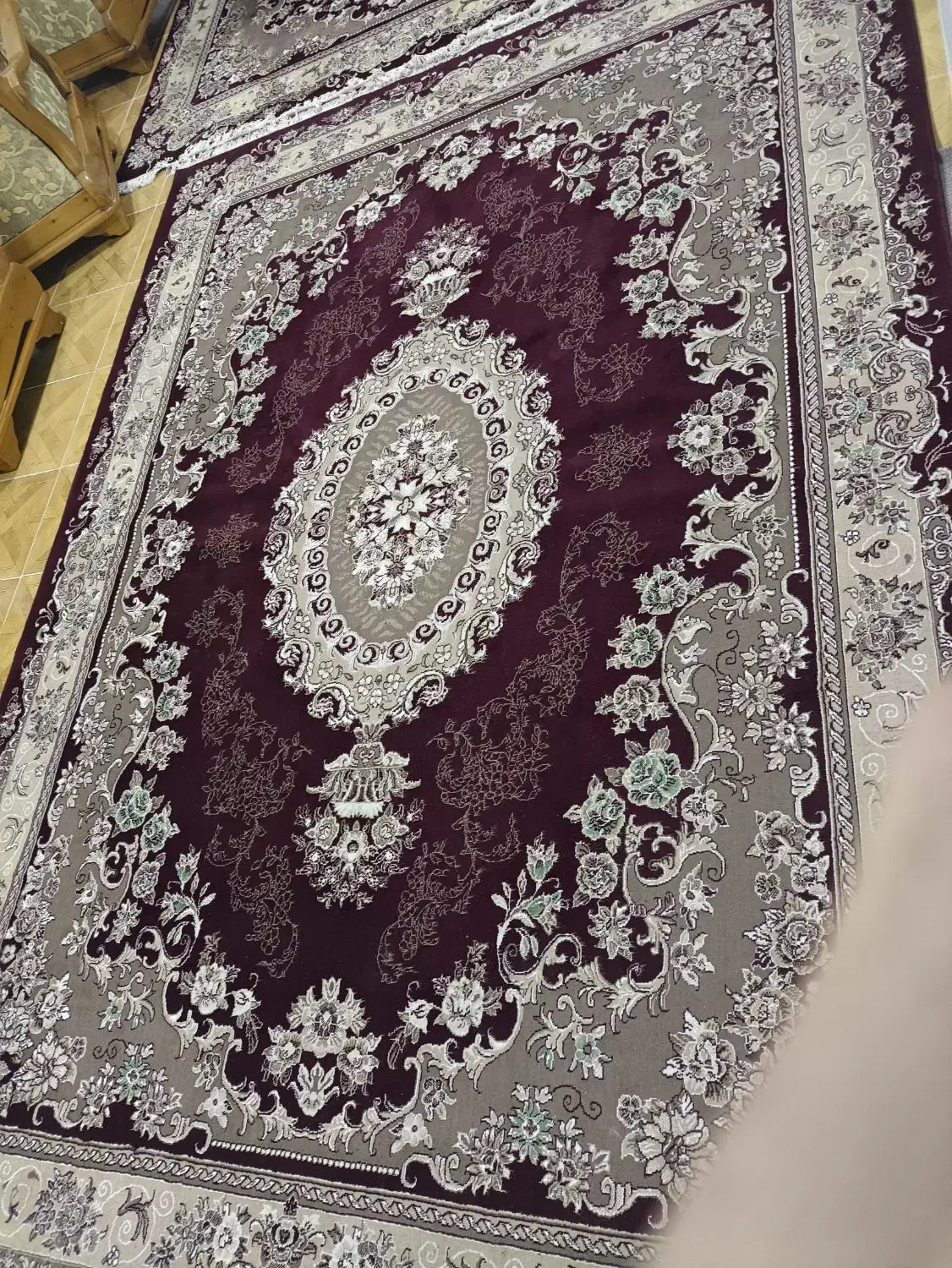 فرش ۶متری|فرش|لشت نشا, |دیوار