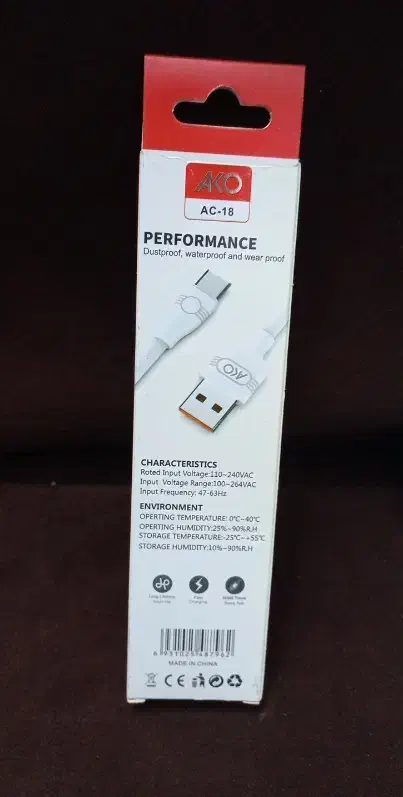 کابل AKO مدل AC 18 یک متری|لوازم جانبی موبایل و تبلت|اسلامشهر, مطهری|دیوار