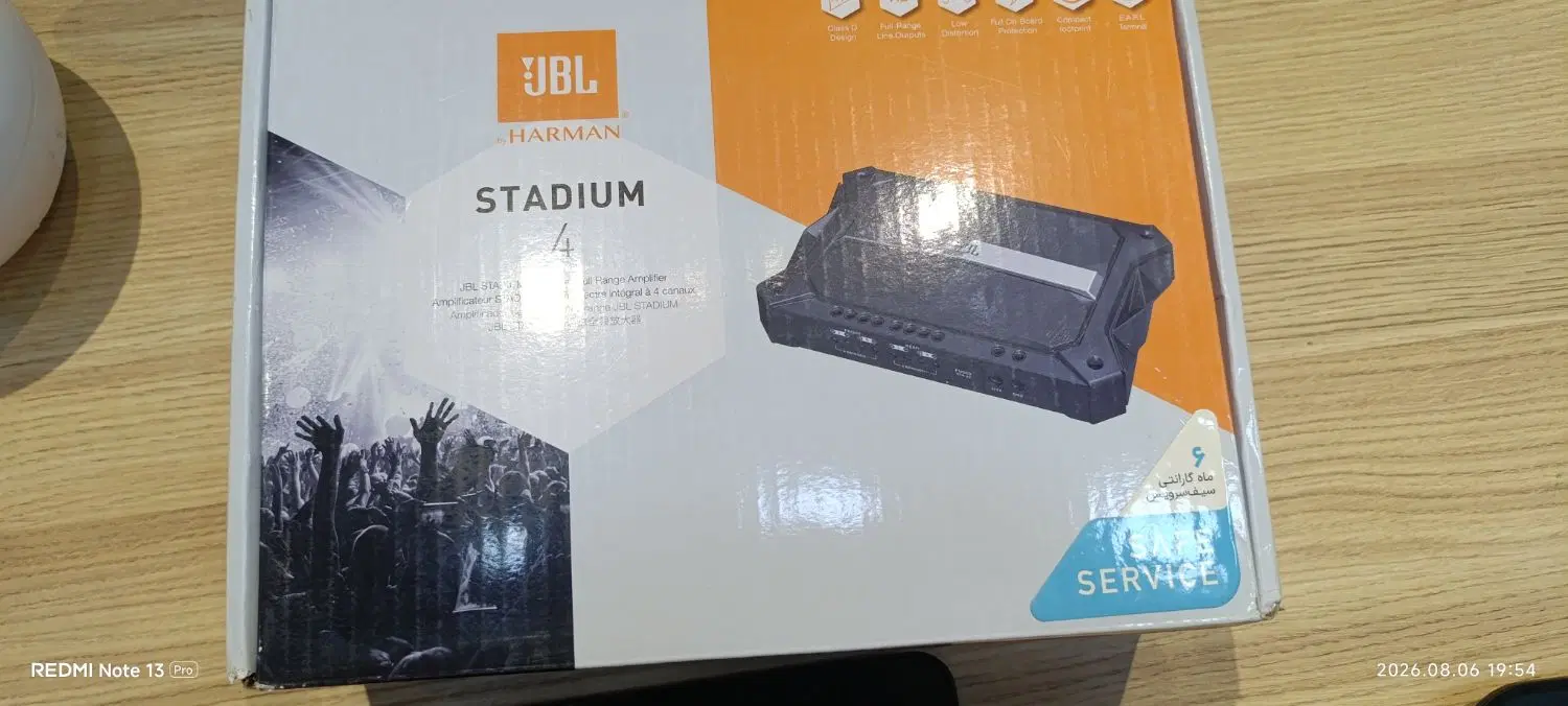 امپلی فایر 4 Jbl Stadium  وات RMS واقعی  کلاس D|قطعات یدکی و لوازم جانبی|تهران, شهرک چیتگر|دیوار