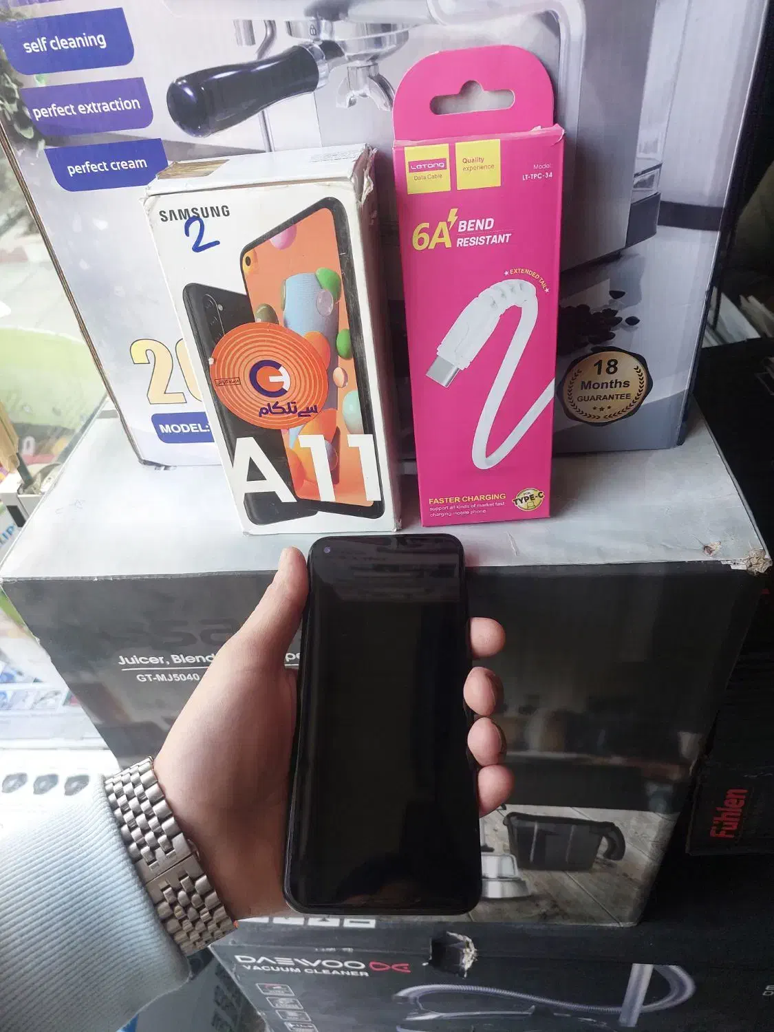 گوشی سامسونگA11/کاملا سالم/موبایل مختاری|موبایل|قرچک, مهدیه|دیوار