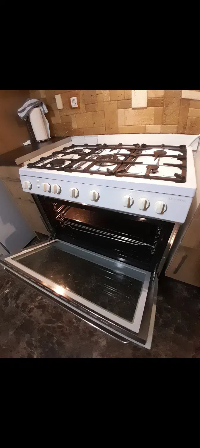 اجاق گاز ۵ شعله خارجی مارک تکنوگاز ساخت ایتالیا|اجاق گاز و لوازم برقی پخت‌وپز|لواسان, |دیوار