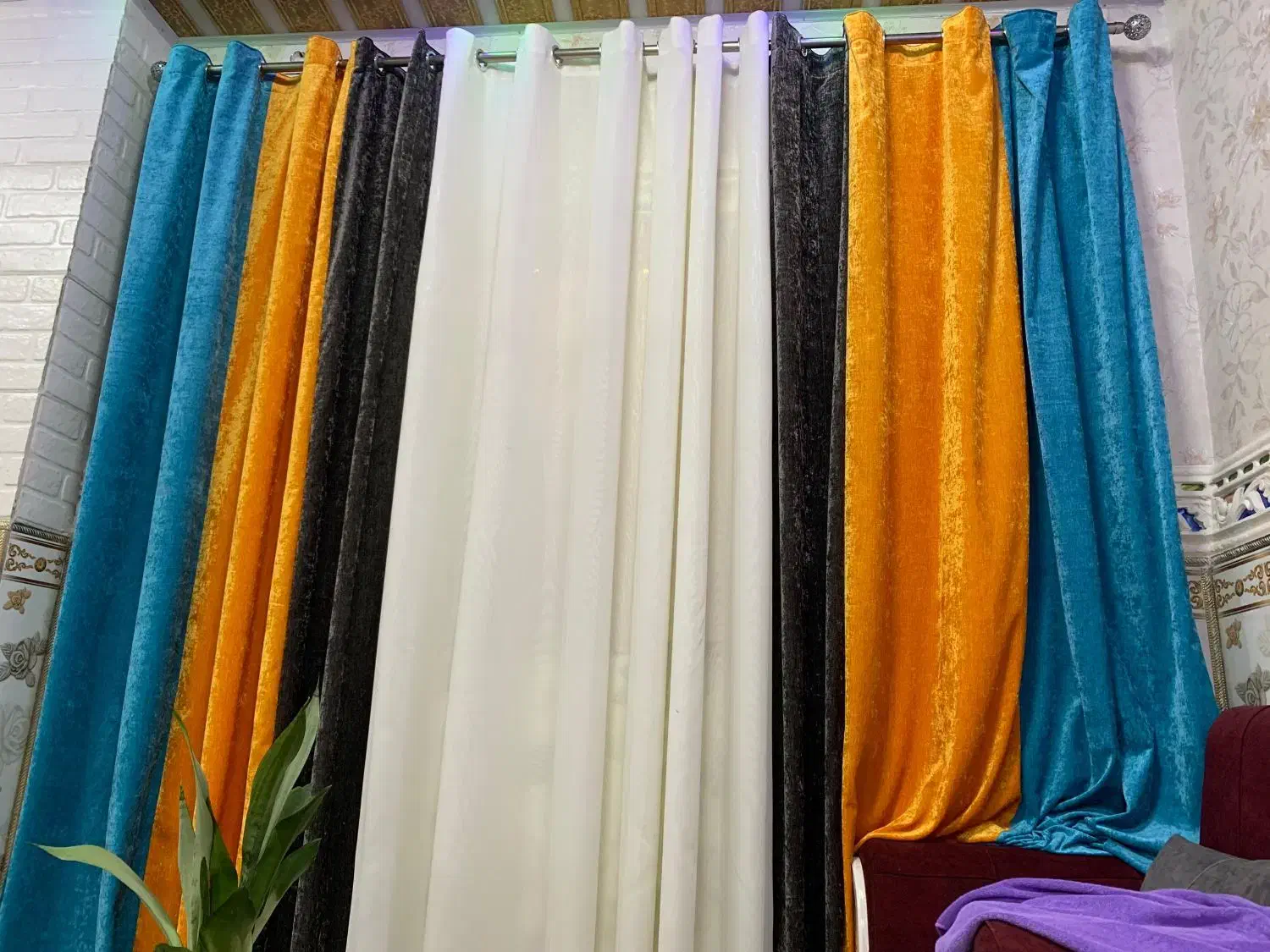 پرده|پرده، رانر، رومیزی|کنارک, |دیوار