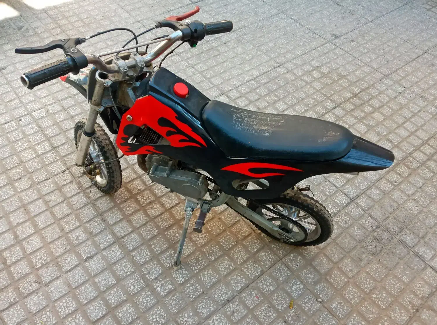 موتور مینی کراس ۵۰ سی سی بنزینی روشن در حد|موتورسیکلت|تهران, شهر زیبا|دیوار