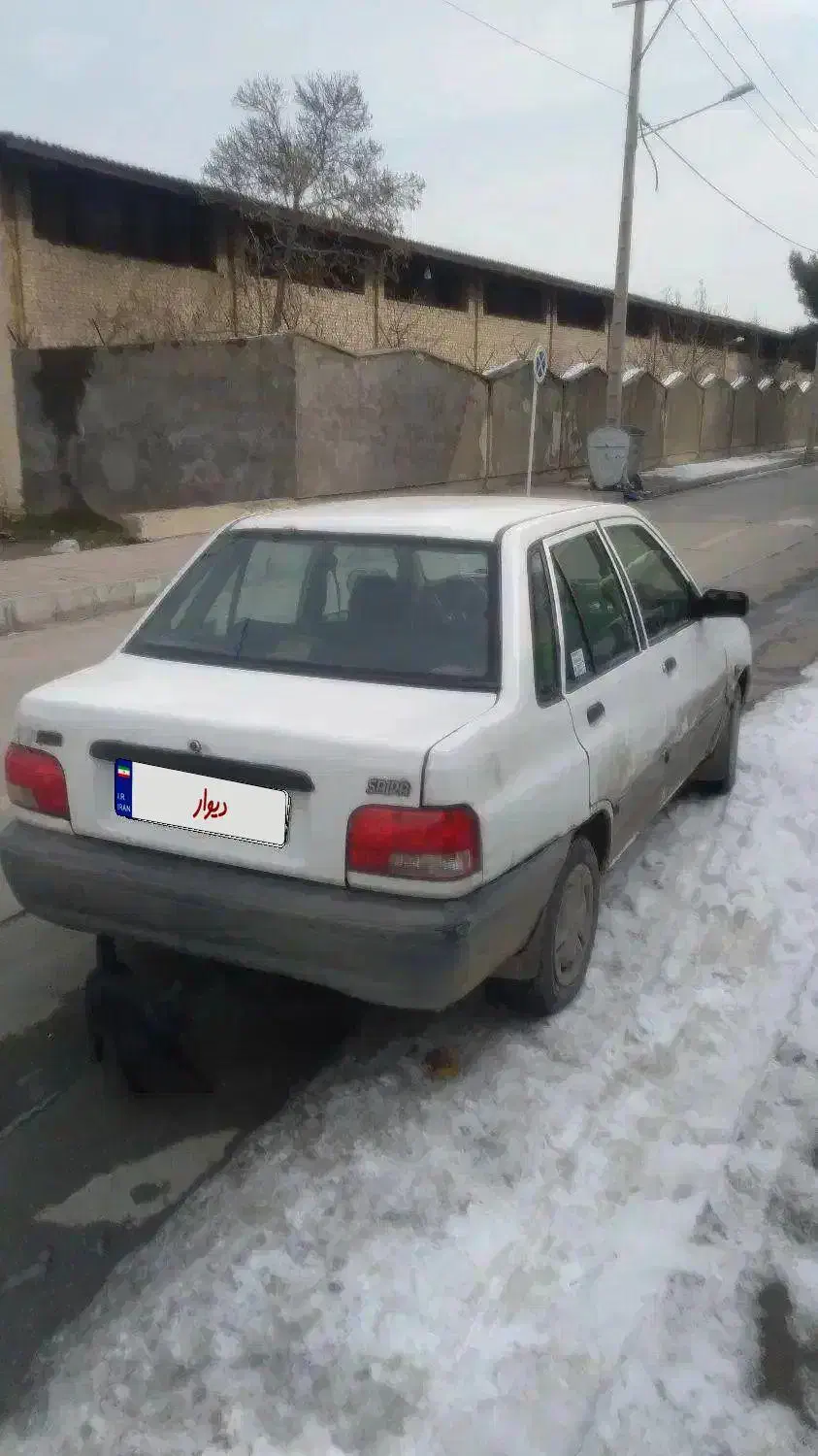 پراید ۸۳ سفید شاسی سالم|خودرو سواری و وانت|مشهد, انصار|دیوار