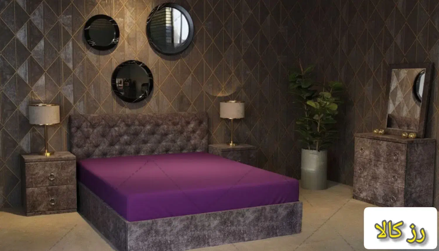 تخت خواب 2 حدچستر|تخت و سرویس خواب|ملارد, |دیوار