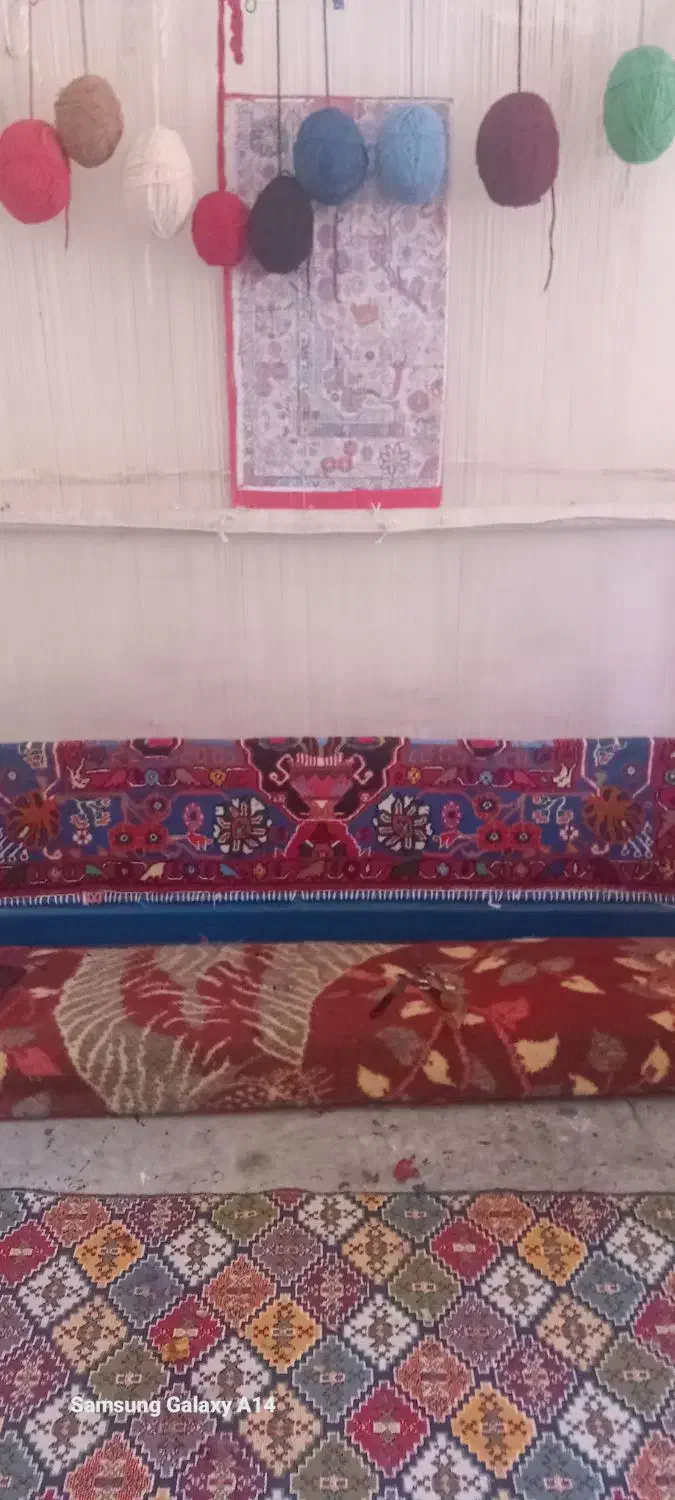 قالی نیم بافته|فرش|نهاوند, |دیوار