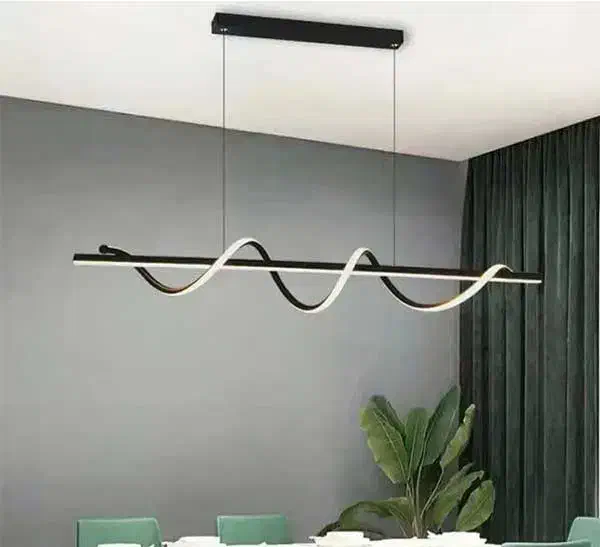 لوستر مدل مارپیچ و مدل ضربان|لوستر و چراغ آویز|سنندج, |دیوار