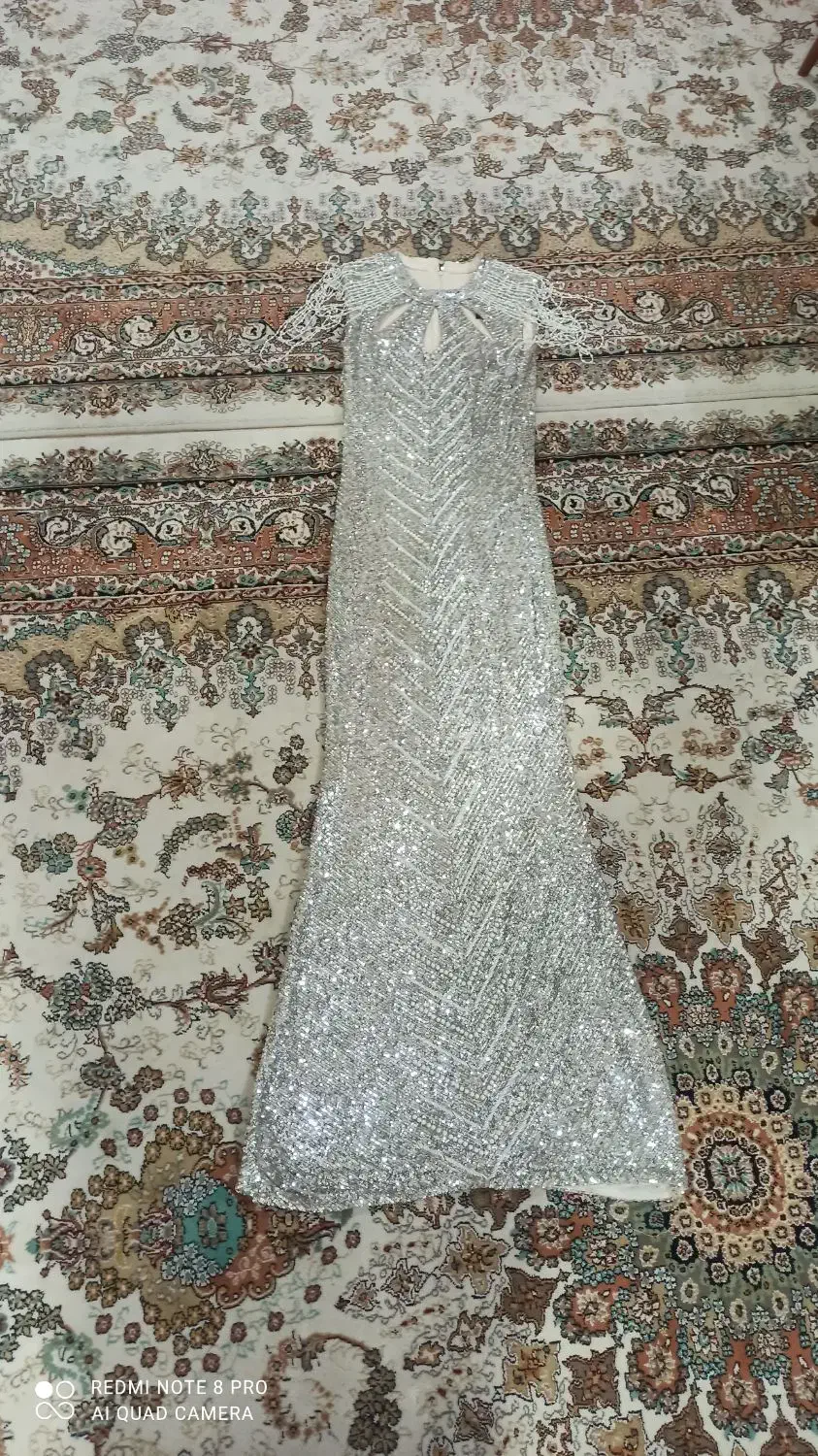 پیراهن مجلسی تمام کاردست امارتی|لباس|قم, زنبیل آباد|دیوار