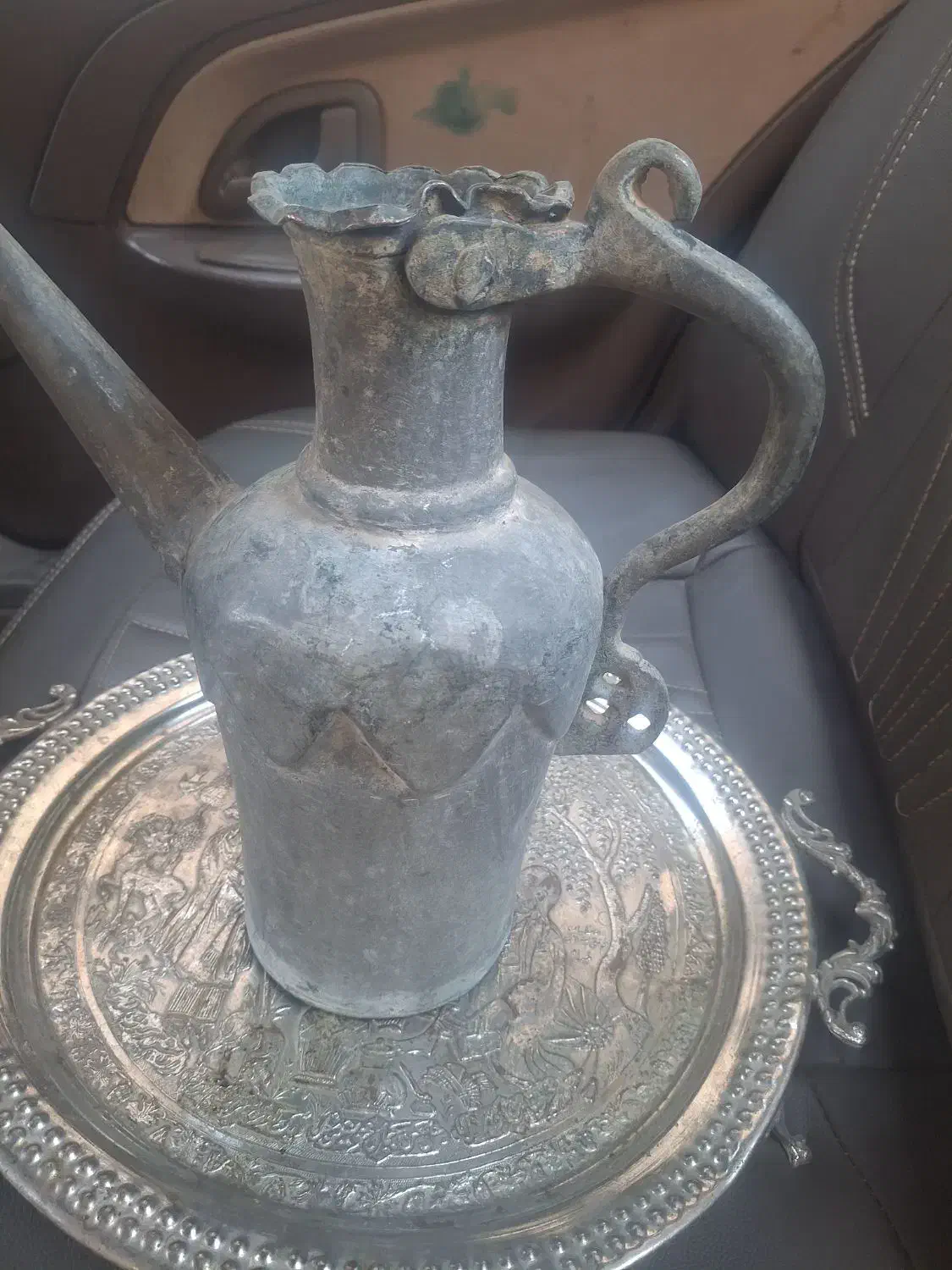 ظروف قلم زنی استاد پشتون|ظروف سرو و پذیرایی|شیراز, میدان قائم|دیوار