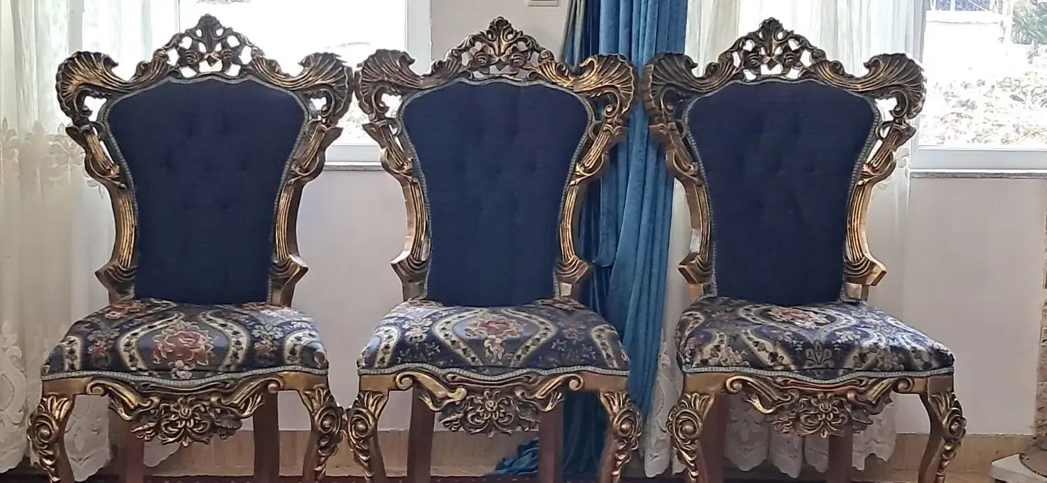 مبل ۶نفره به همراه میز ناهارخوری ۶نفره|مبلمان خانگی و میز عسلی|کتالم و سادات شهر, |دیوار