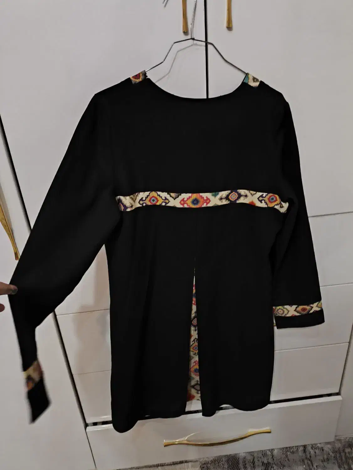 مانتو مشکی طرح سنتی کاملا نو|لباس|پردیس, فاز ۸|دیوار