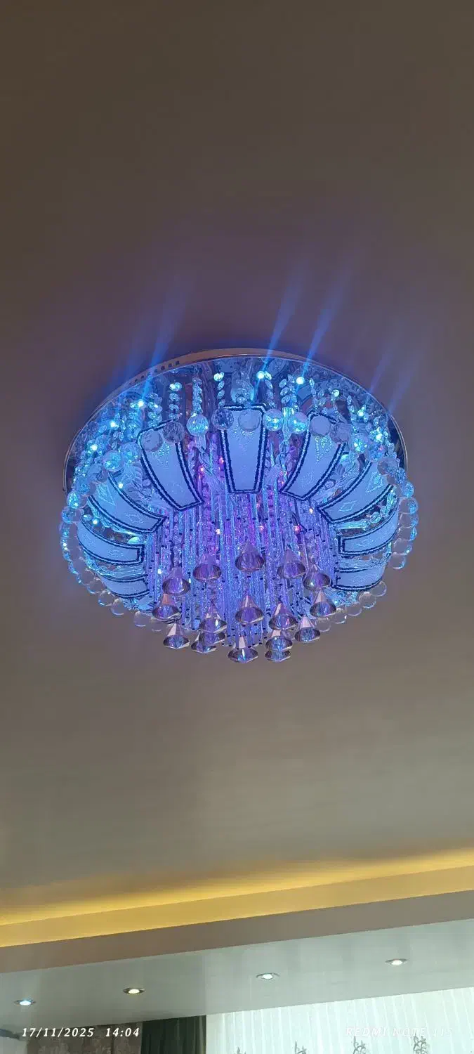 لوستر ال ای دی کریستال|لوستر و چراغ آویز|ورامین, ورامین|دیوار