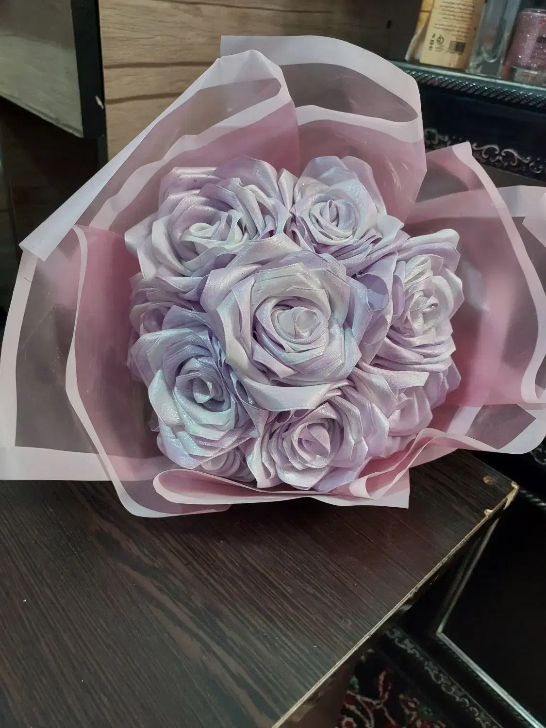 یک عدد درختچه و دسته گل رز ربانی بفروش میرسد|گل مصنوعی|ملایر, |دیوار