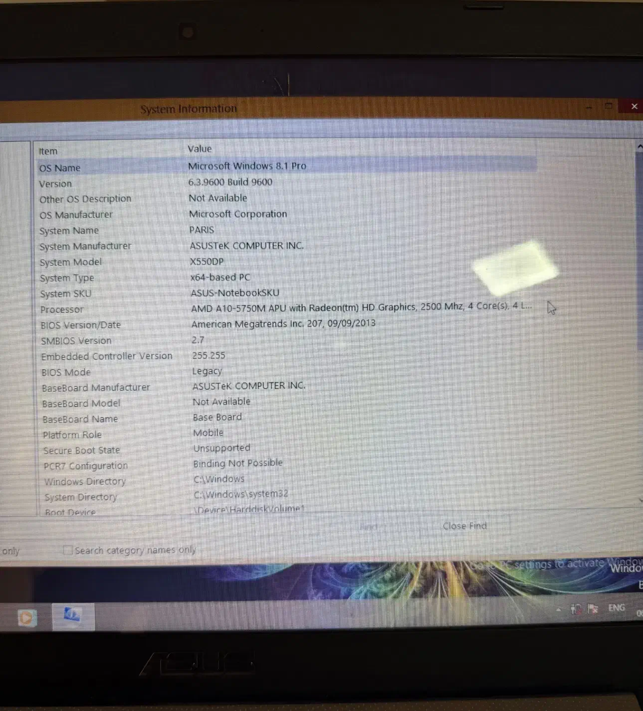 لب تاب ایسوس|رایانه همراه|شیراز, ستارخان|دیوار
