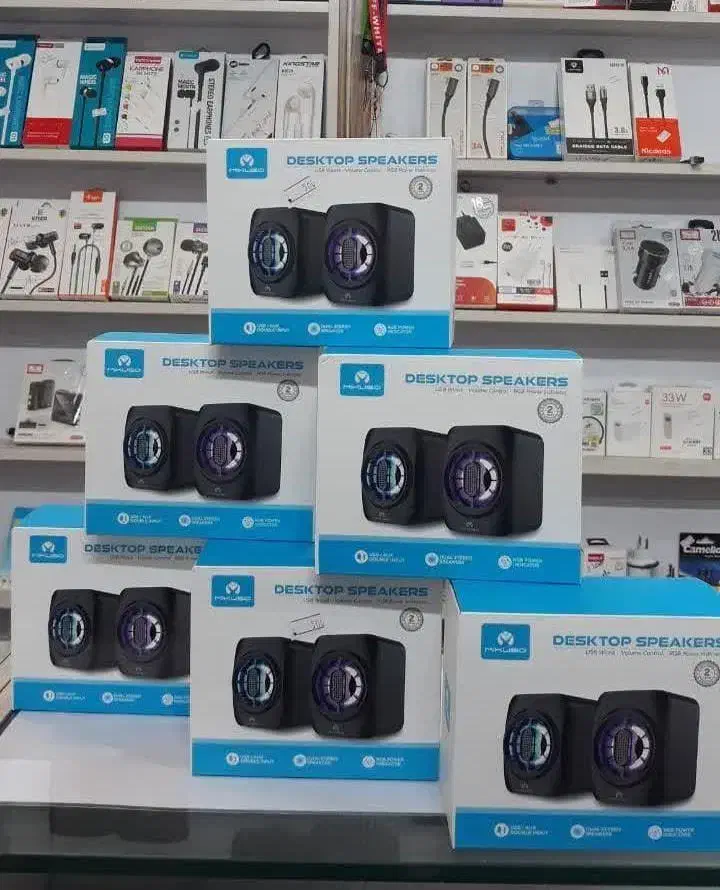 اسپیکر کامپیوتر 2 تیکه با کیفیت قیمت مناسب|قطعات و لوازم جانبی رایانه|کرج, بنیاد|دیوار