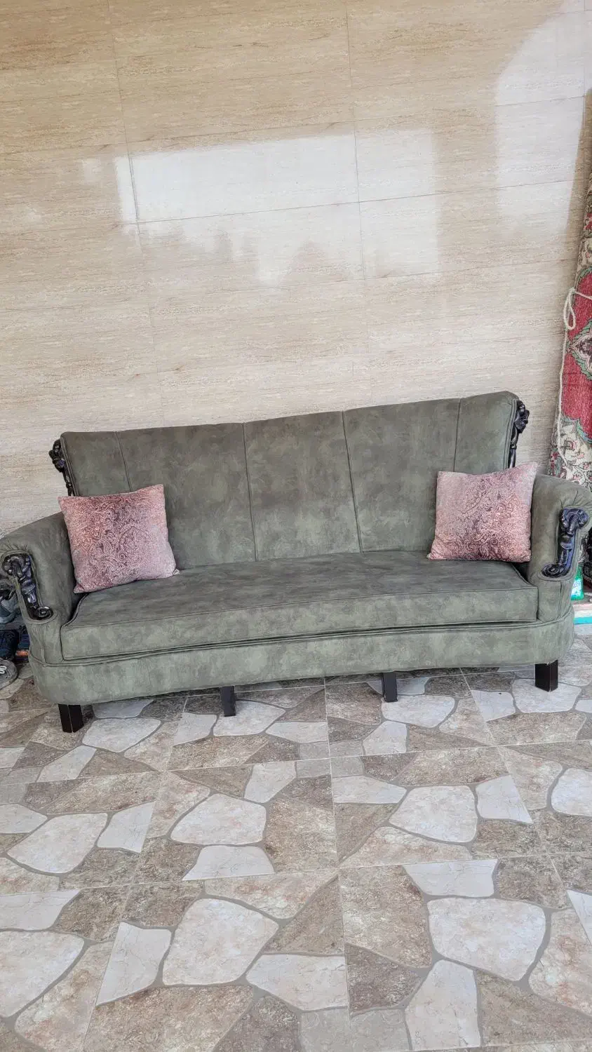 یک دست مبلمان هفت نفره|مبلمان خانگی و میز عسلی|تنکابن, |دیوار