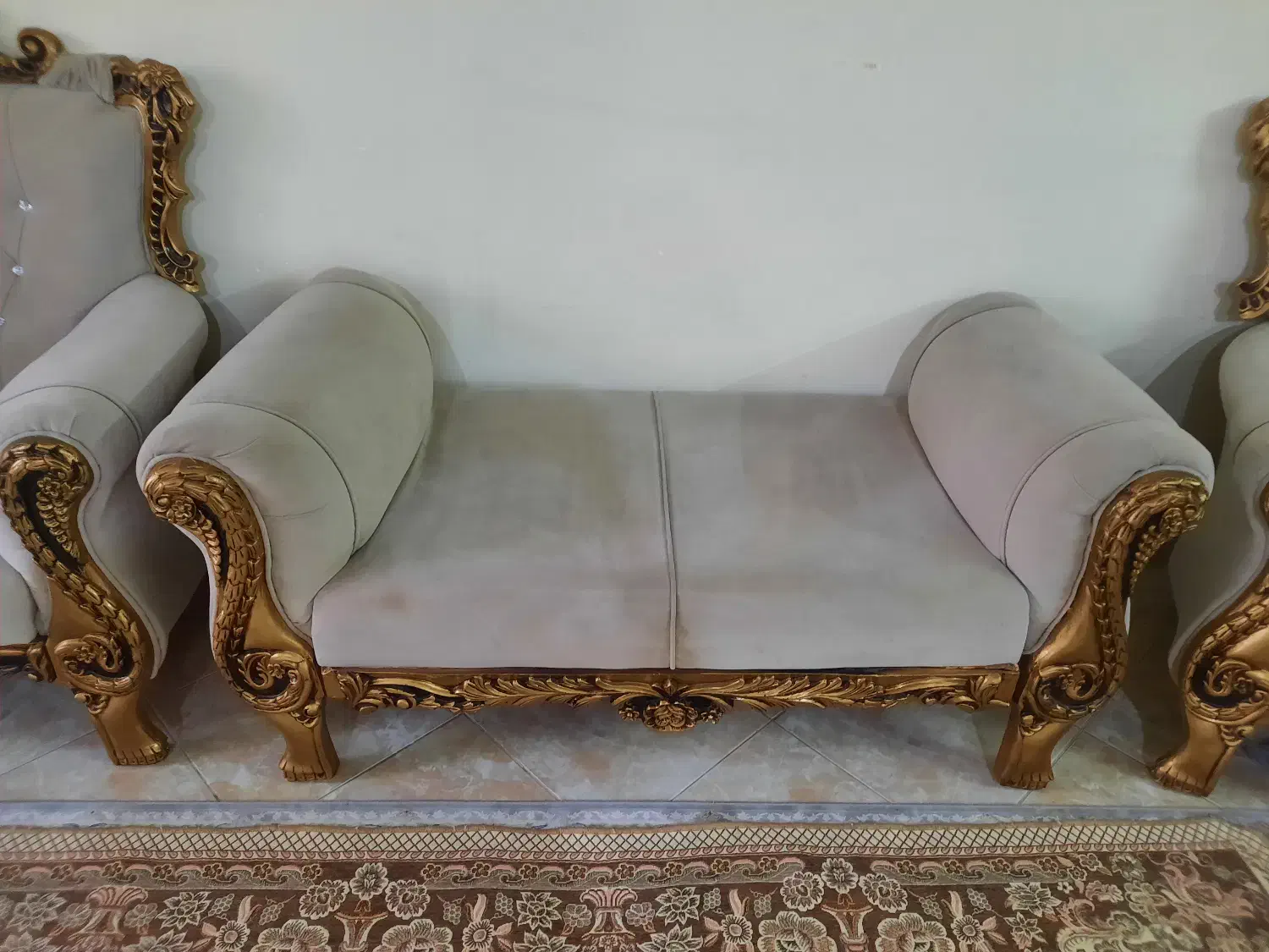 مبل سلطنتی  9نفره باکاناپه ونهارخوری ست6نفره|مبلمان خانگی و میز عسلی|گرگان, |دیوار