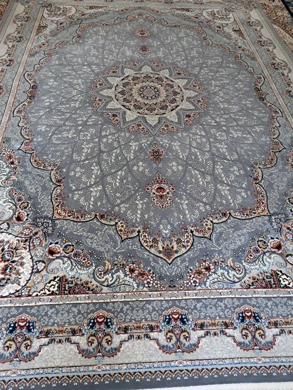 یک جفت فرش 9متری توسی رنگ 700ش|فرش|ورامین, شهرک مدرس|دیوار