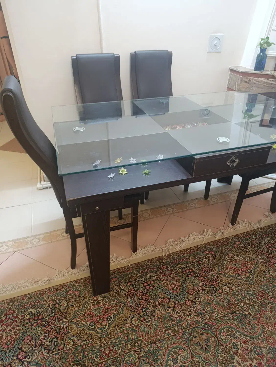 میز ناهار خوری با صندلی|میز و صندلی غذاخوری|کرمان, |دیوار