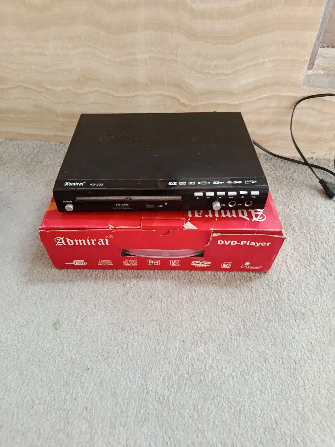 دو عدد دستگاه دی وی دی|پخشکننده DVD و ویدیو|داراب, |دیوار