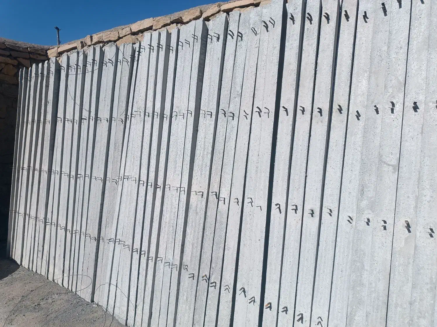 پایه فنس عسگری|مصالح و تجهیزات ساختمان|همدان, |دیوار