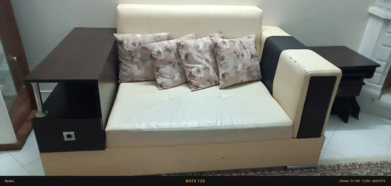 مبل راحتی ال چرمی،سالم|مبلمان خانگی و میز عسلی|مشهد, چهارچشمه|دیوار