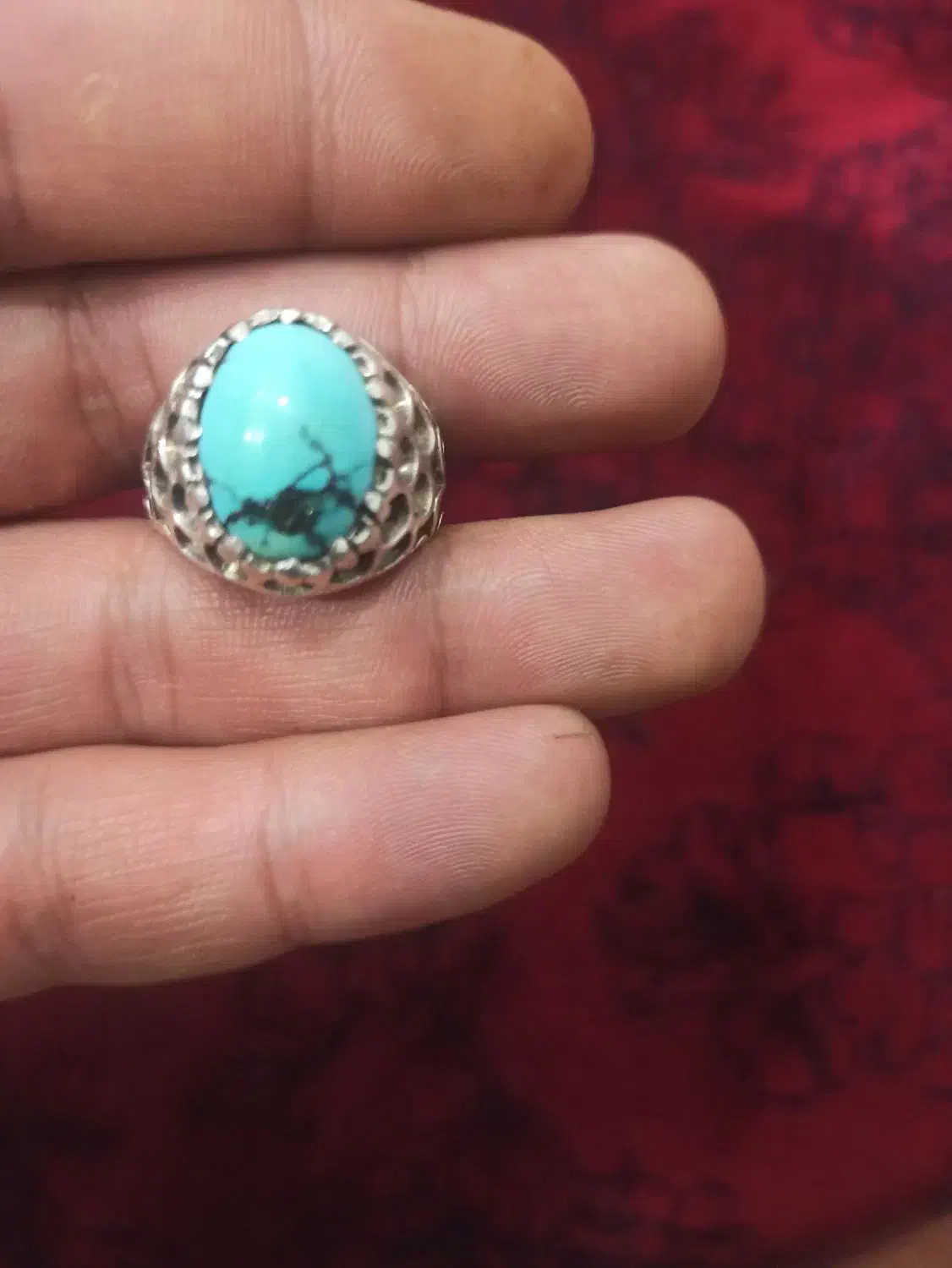 انگشتر فیروزه نیشابور|جواهرات|شهرکرد, |دیوار