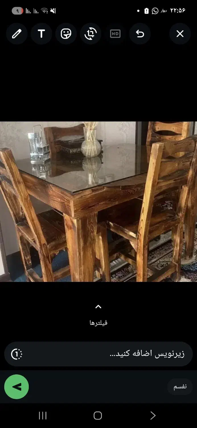 میز وصندلی غذا خوری|میز و صندلی غذاخوری|کازرون, |دیوار