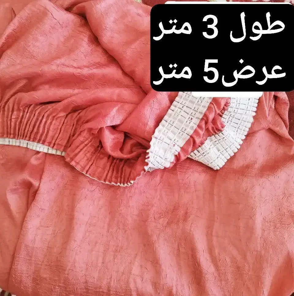 پرده نو ب همراه پشت پرده ای|پرده، رانر، رومیزی|شیروان (خراسان), |دیوار