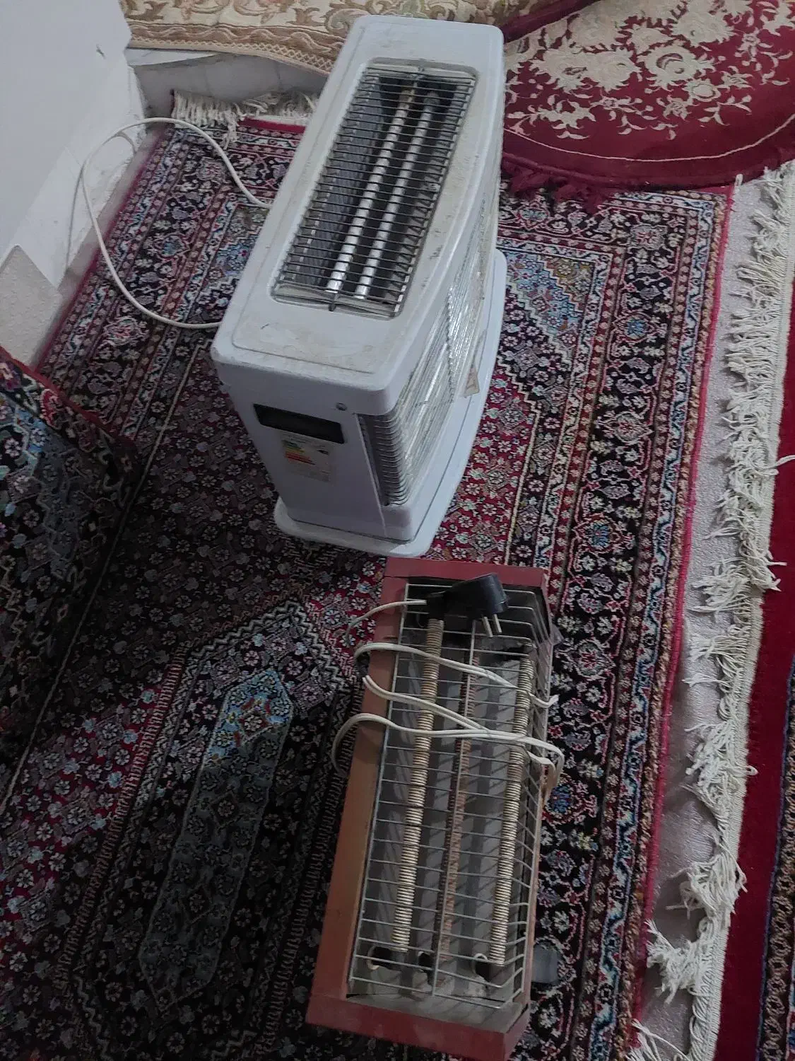 دو عدد هیتر یا بخاری برقی فن دار|بخاری، هیتر، شومینه|سنندج, |دیوار