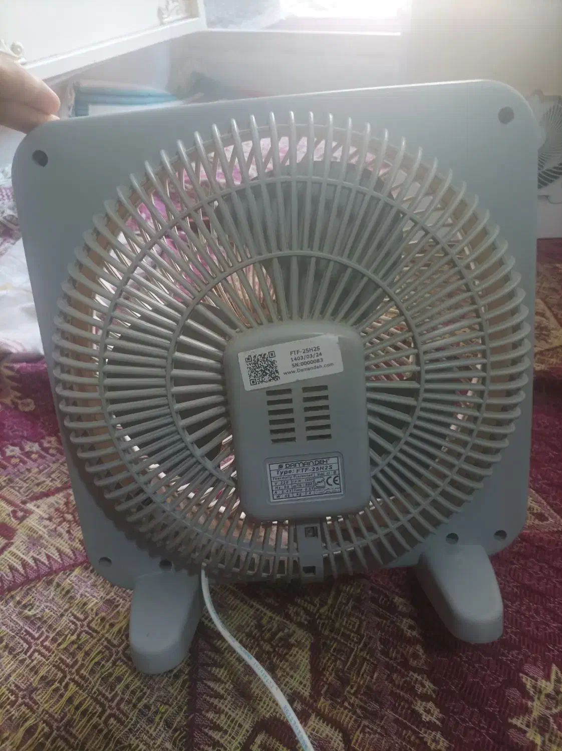 پنکه رومیزی|پنکه و تصفیهکنندهٔ هوا|مشهد, اروند|دیوار