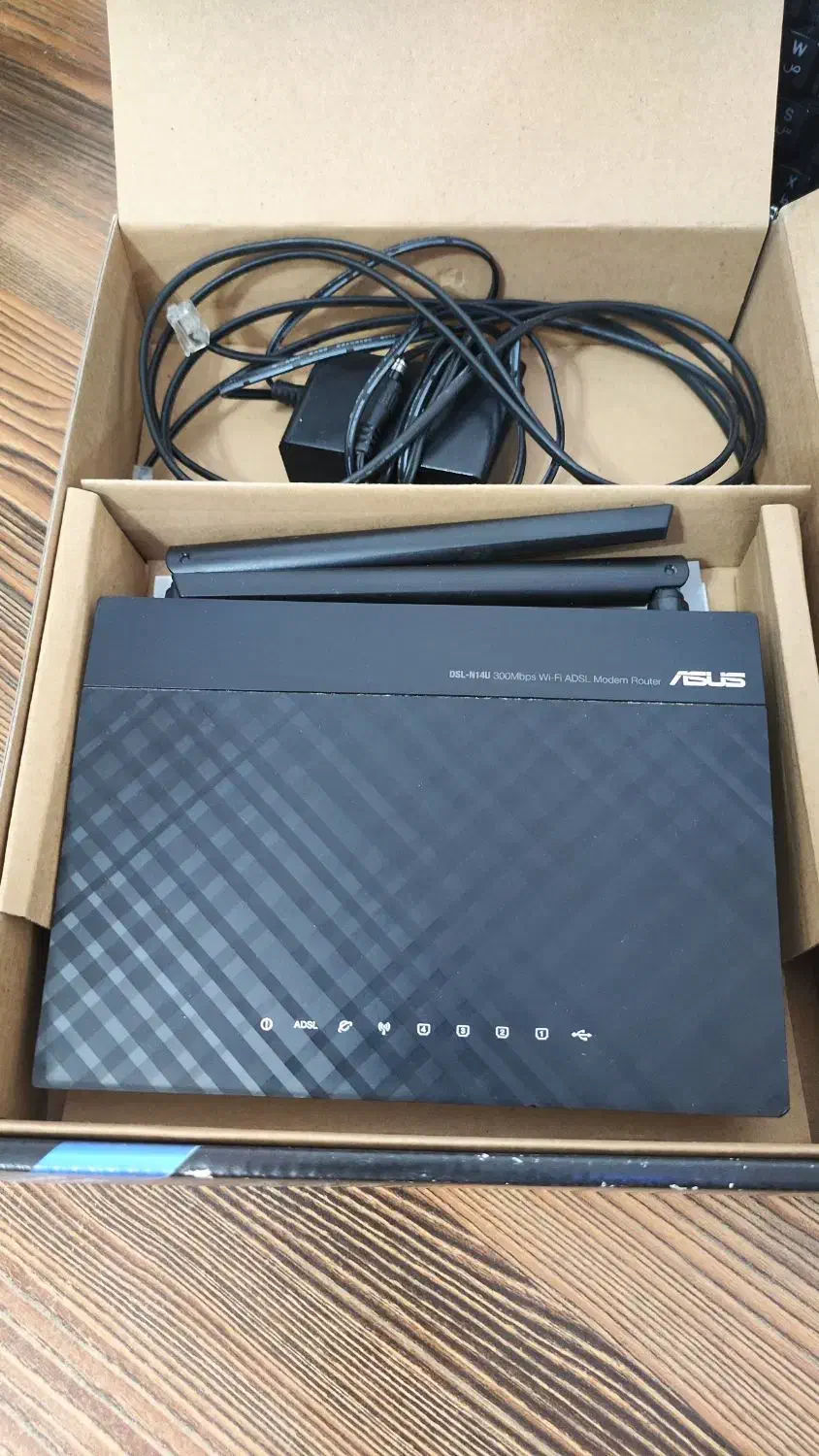 مودم ASUS ADSL2+ N300|مودم و تجهیزات شبکه|قائم‌شهر, |دیوار