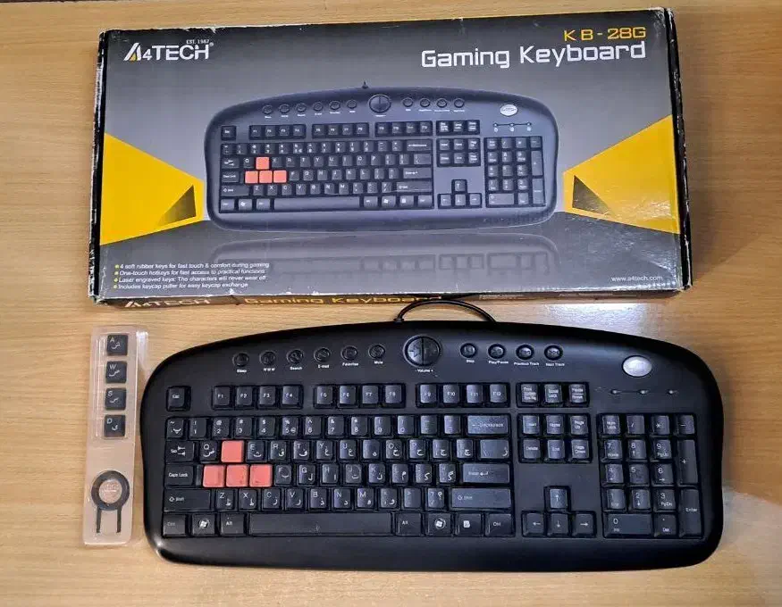 کیبورد گیمینگ A4Tech KB-28G|قطعات و لوازم جانبی رایانه|تبریز, |دیوار