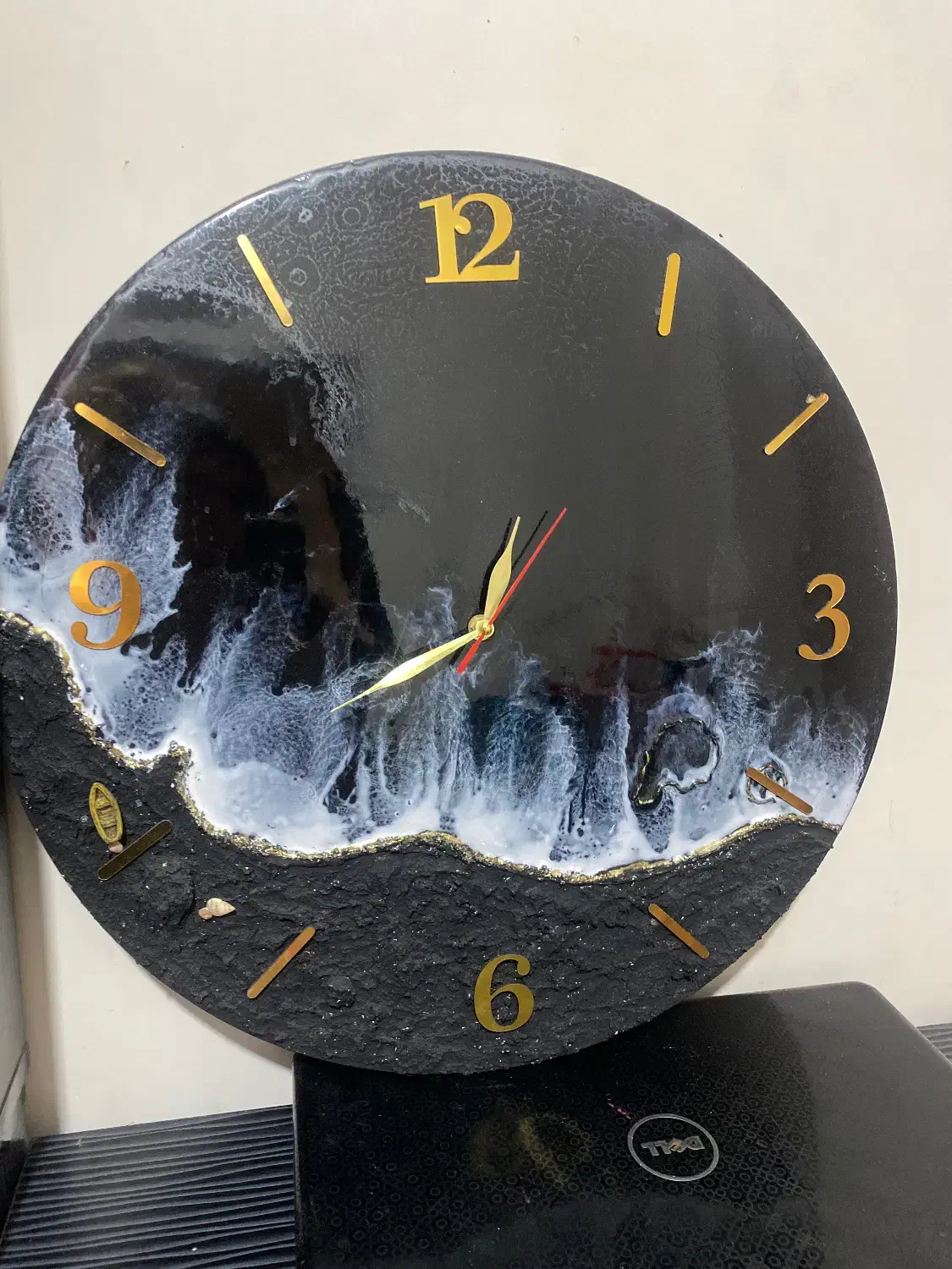 ساعت دست ساز رزین|ساعت دیواری و تزئینی|دماوند, مسکن مهر گیلاوند|دیوار