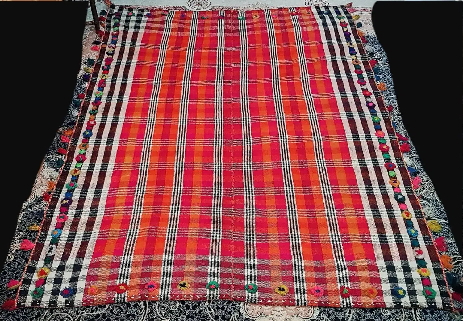 جاجیم دست بافت نو|گلیم، جاجیم، گبه|شیراز, زرهی|دیوار