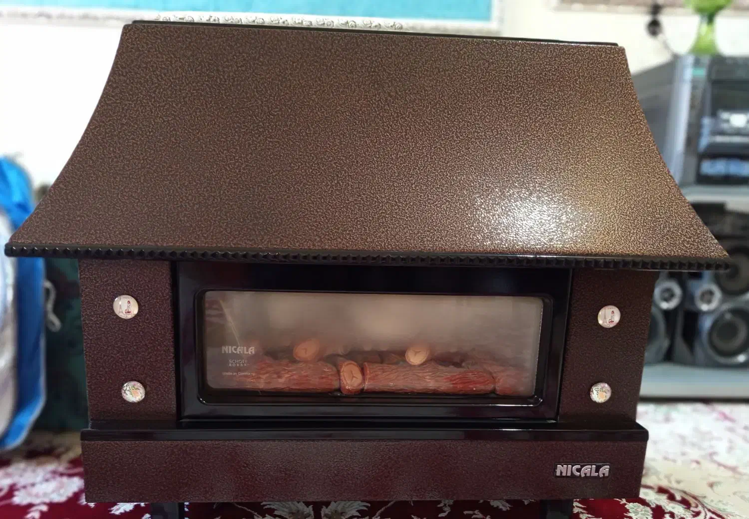 بخاری نیک کالا طرح شومینه|بخاری، هیتر، شومینه|کهریزک, |دیوار