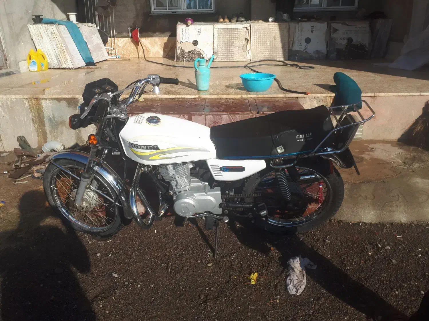 هوندا ۱۲۵ مدل ۸۷ مزایده|موتورسیکلت|ارشق, |دیوار