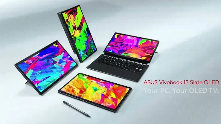 لپ‌تاپ هیبریدی Asus Vivobook Slate تمیز|رایانه همراه|قم, شهرک سازمان آب|دیوار