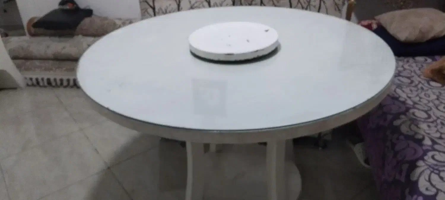 میز نهار خوری گرد|میز و صندلی غذاخوری|فردیس, شهرک شهید حسینی|دیوار