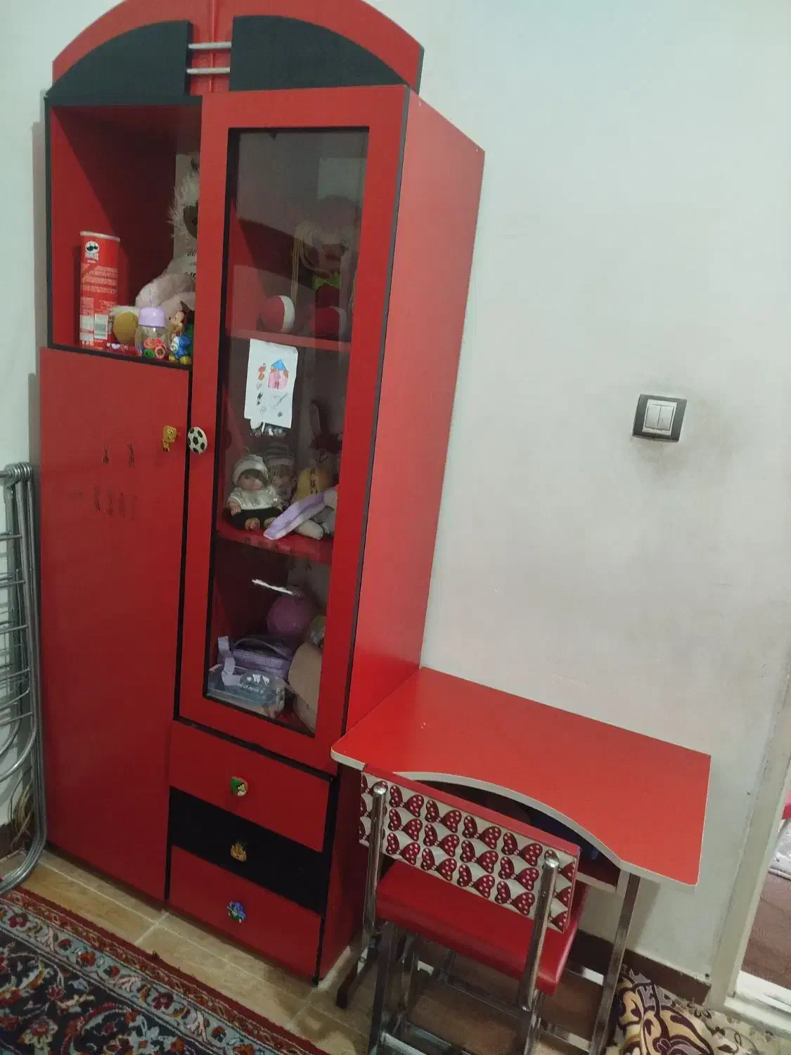 میز تحریر کودک سفارشی ب همراه بوفه|میز تحریر و کامپیوتر|تبریز, |دیوار