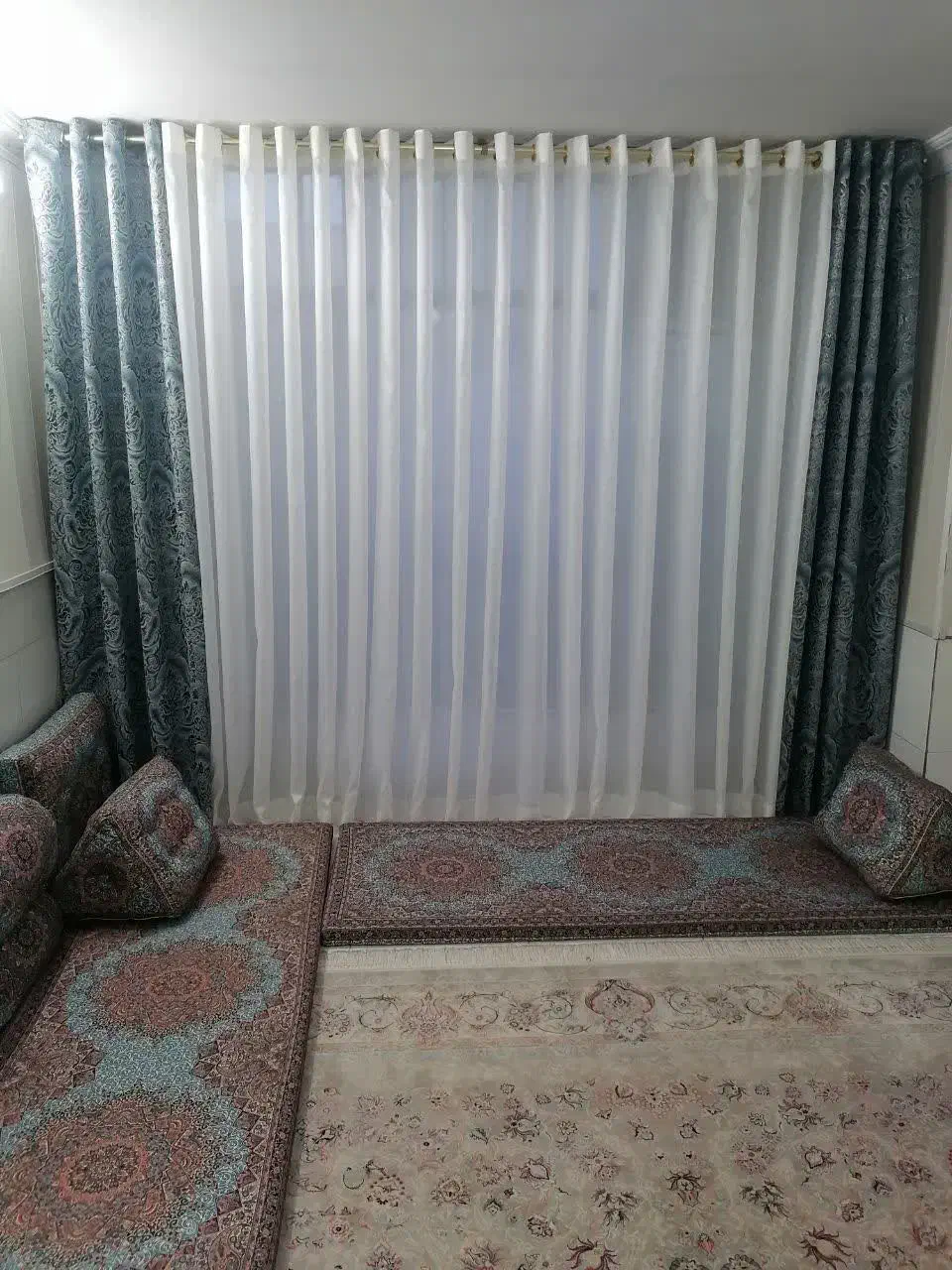 پرده|پرده، رانر، رومیزی|مشهد, شهرک مهر آباد|دیوار