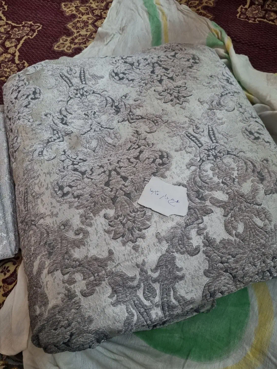 پارچه رومبلی مخمل برجسته تُرک|لوازم خیاطی و بافتنی|ساری, |دیوار