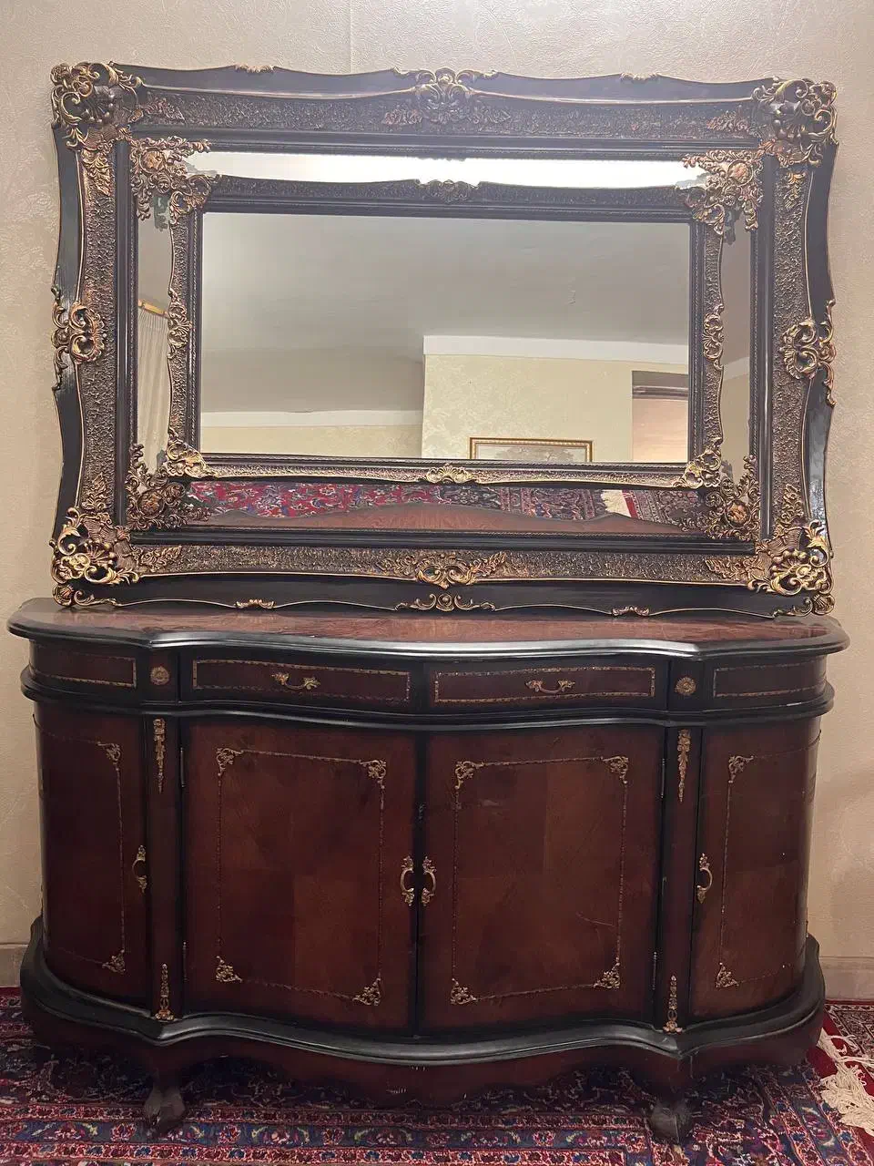 کنسول و آیینه|بوفه، ویترین، کنسول|سمنان, |دیوار