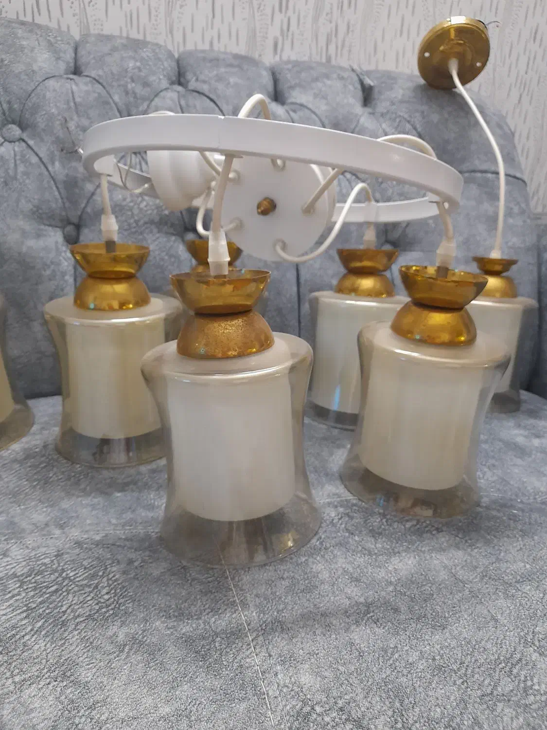 لوستر لوستر سالم|لوستر و چراغ آویز|رشت, پل تالشان|دیوار