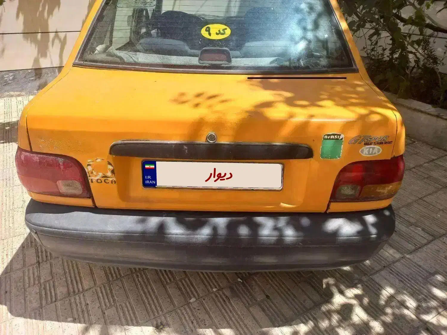 تاکسی نارنجی رنگ تاکستان مدل ۸۴|خودرو سواری و وانت|قزوین, |دیوار