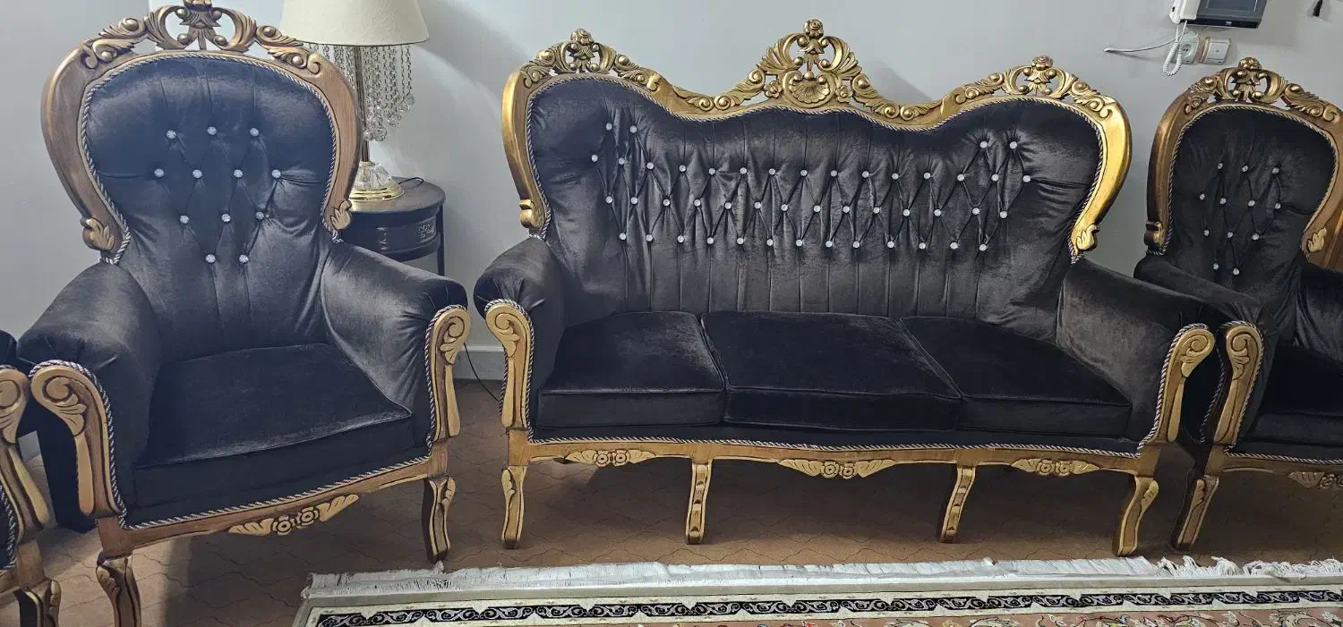 مبل 9نفره با قیمت مناسب|مبلمان خانگی و میز عسلی|اصفهان, نیروگاه|دیوار