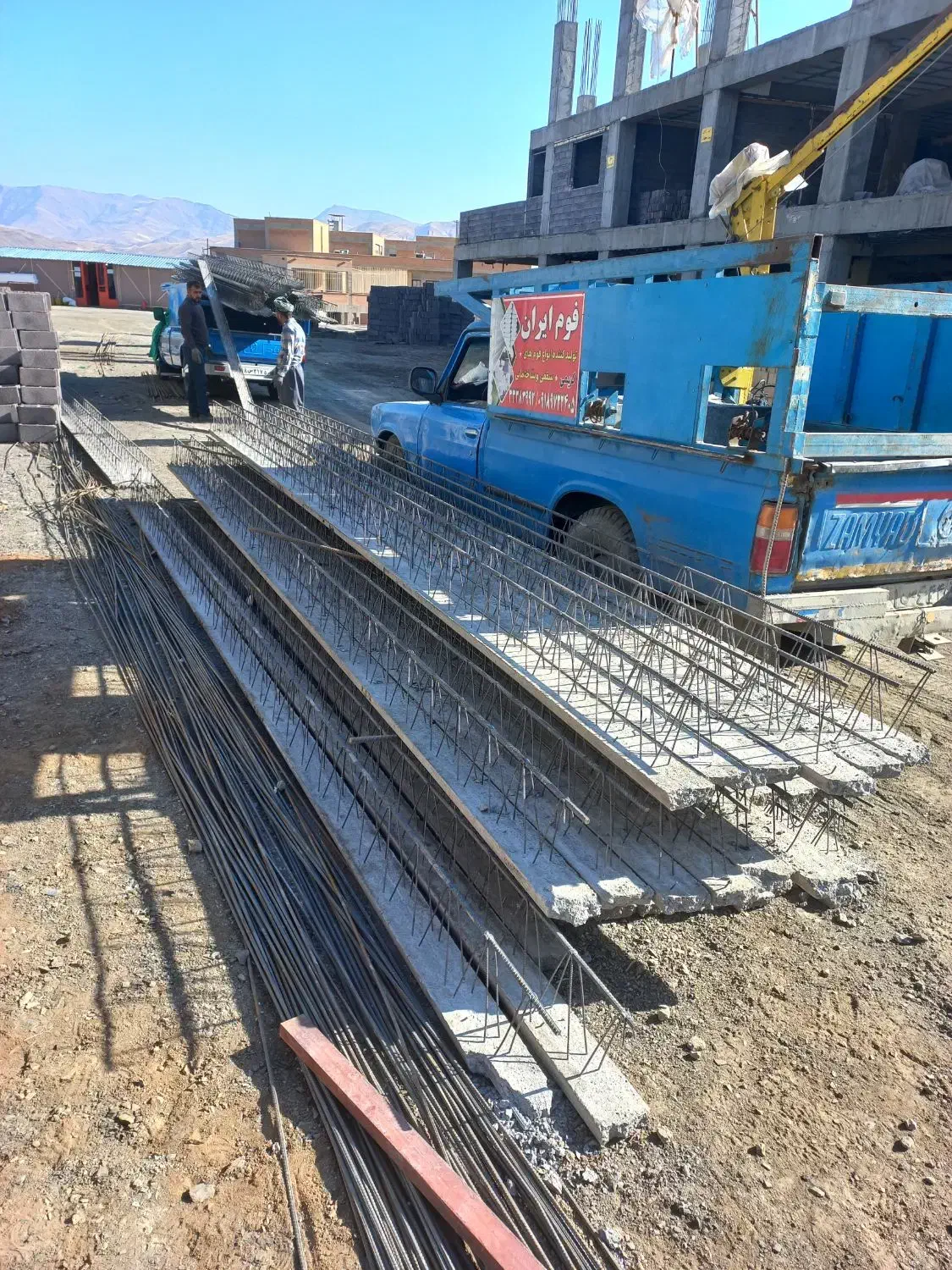 تولید تیرچه بتنی و خرپا وفوم سقفی انواع بلوک سبک|مصالح و تجهیزات ساختمان|سنندج, |دیوار