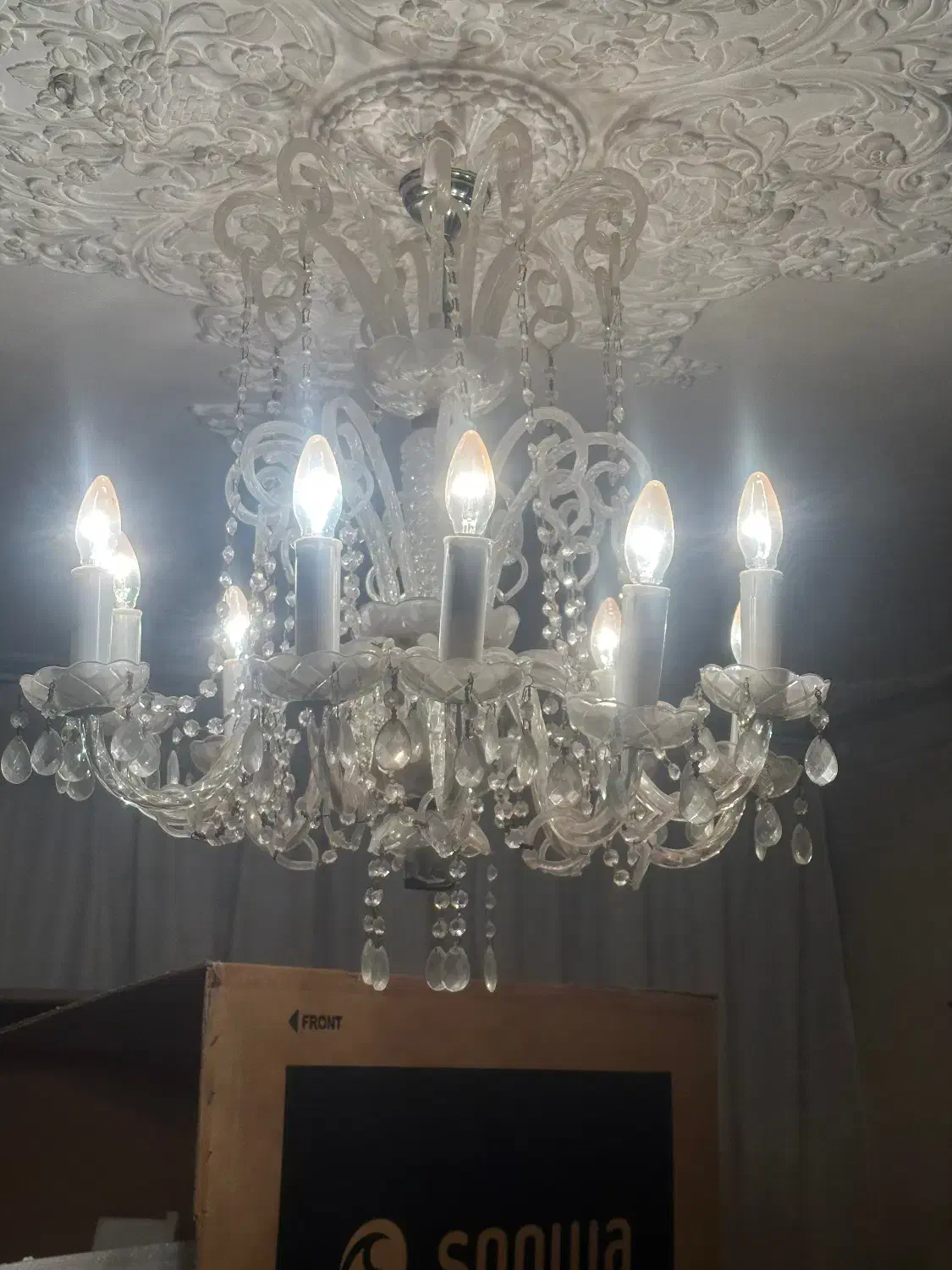 لوستر|لوستر و چراغ آویز|قزوین, |دیوار