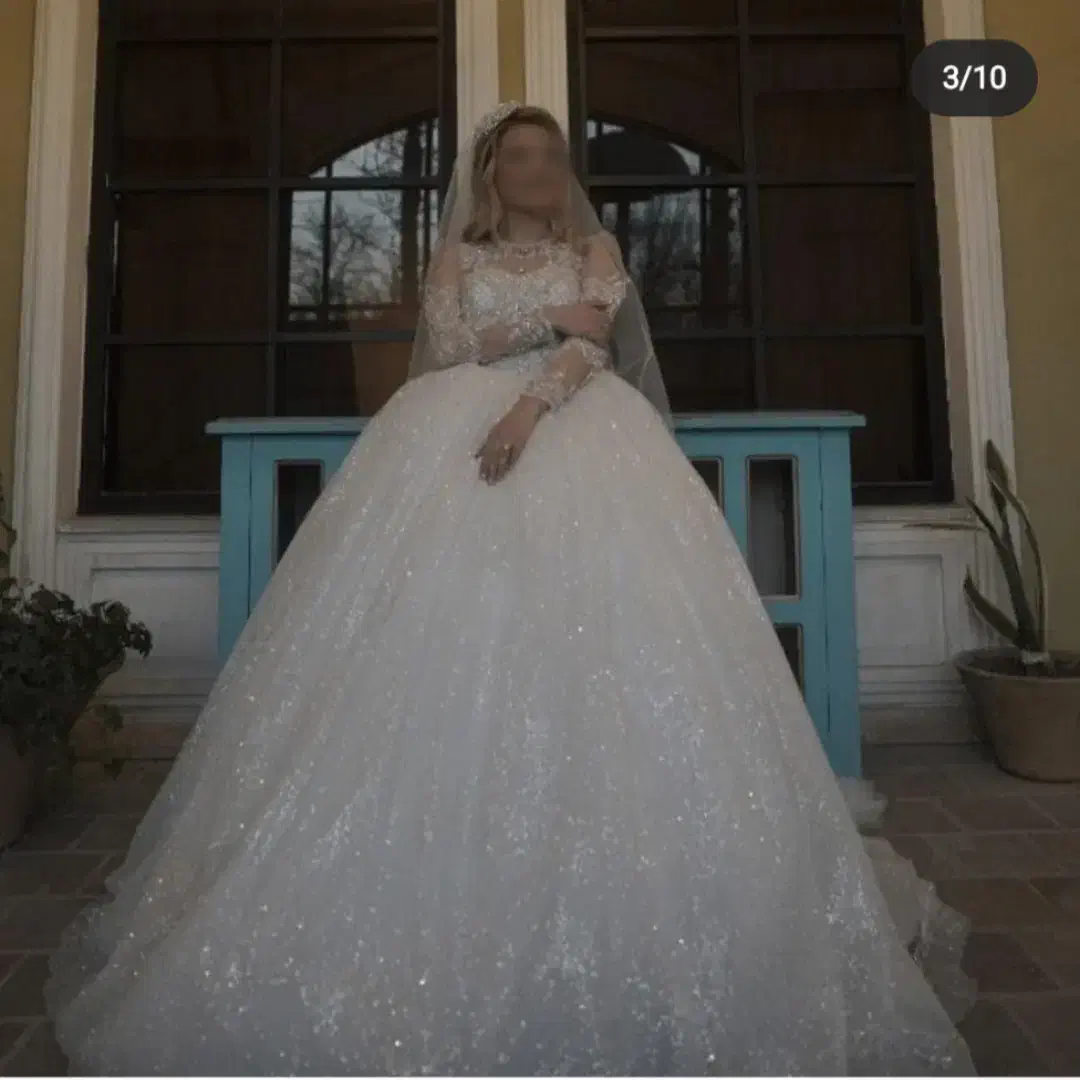 لباس عروس وارداتی عربی شاین قسطی اقساطی اجاره فروش|لباس|زنجان, |دیوار