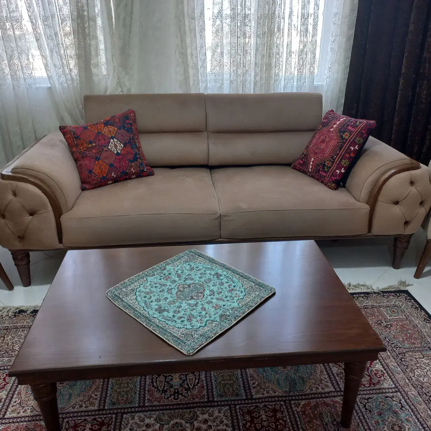 مبل چستر ۸نفره مکانیزه|مبلمان خانگی و میز عسلی|اندیشه, اندیشه فاز ۴|دیوار